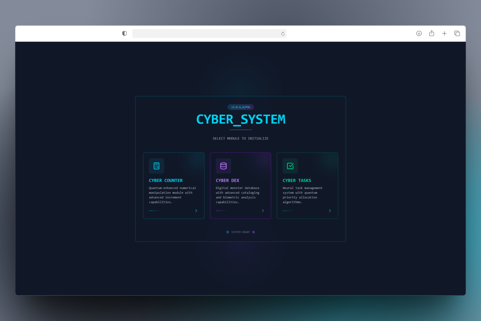 Cyber System image